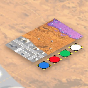 코드론 EDU 화성 탐사 맵